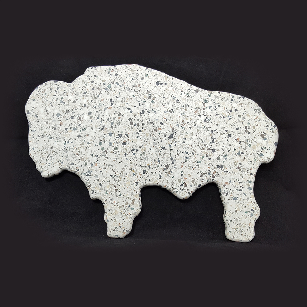 Rustic Cutting Board Bison National Museum Of Wildlife Art