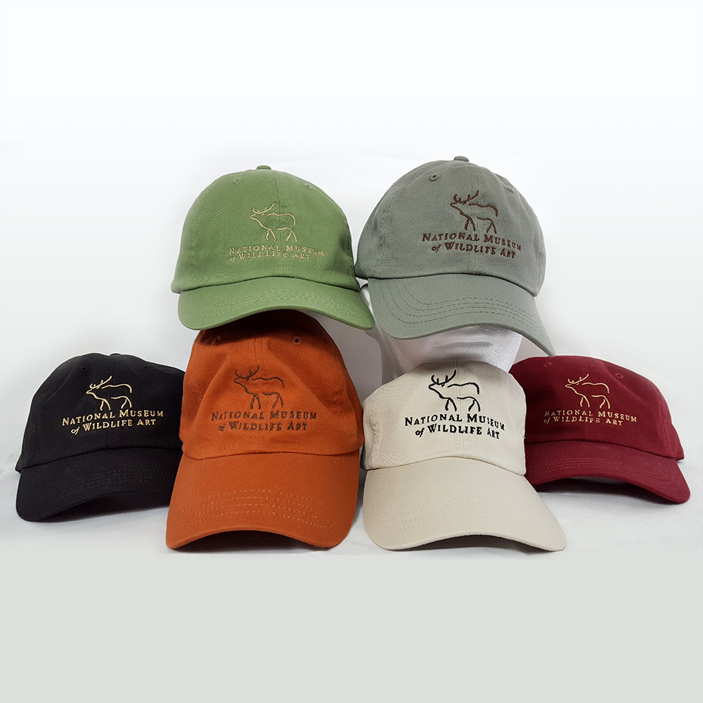 Animal Baseball Caps Elk Logo National Museum of Wildlife Art