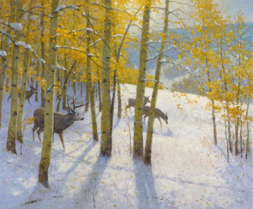 Ralph Oberg, The Morning After, Oil on Linen, 30 x 36 in